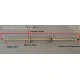 dimenssions d'axe de transmission pocket Kerox