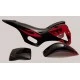 kit carénage pocket cross noir et rouge