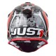 Casque JUST1 (taille 53-54) rouge