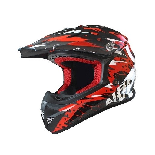 Casque NOEND Cracked Rouge