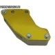 guide chaine dirt bike jaune