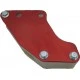 guide chaine dirt bike rouge