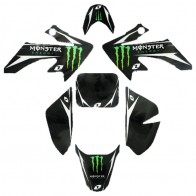 Kit décoration Monster Energy, type CRF50