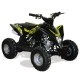 Quad 110cc MKT Kkerox, noir et rouge
