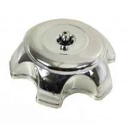 Bouchon de réservoir plastique dirt bike, chromé